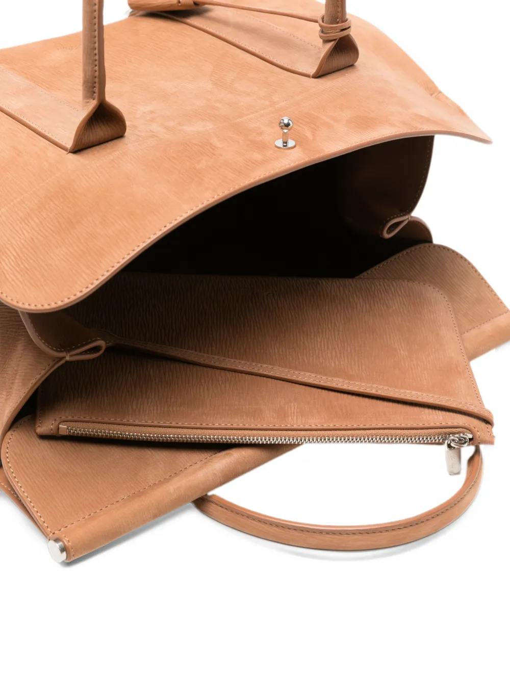 Loro Piana Loom L32 leather tote bag Beige