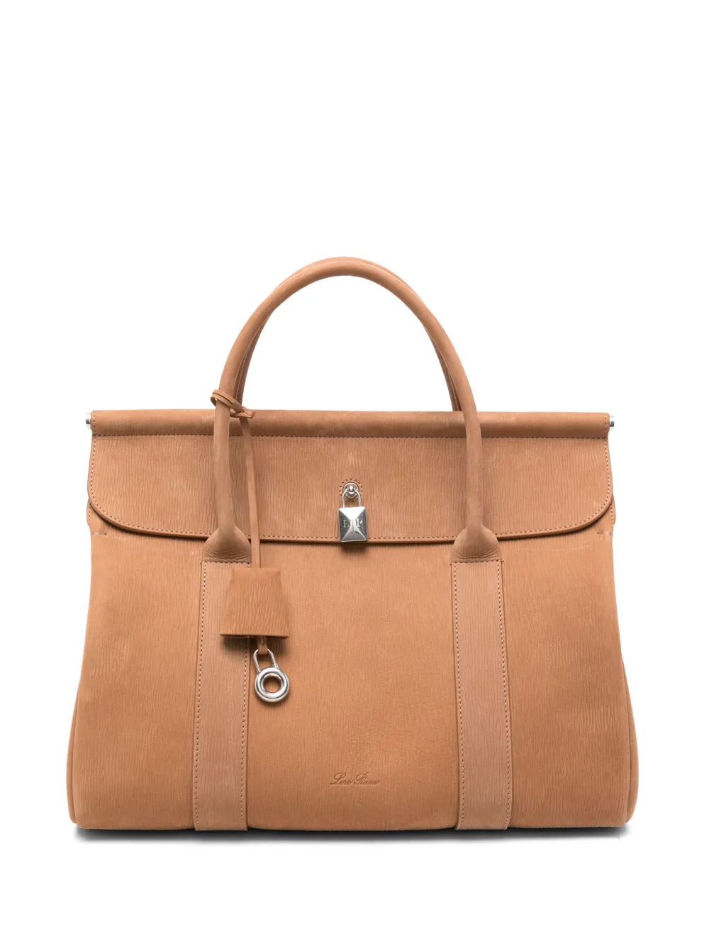 Loro Piana Loom L32 leather tote bag Beige