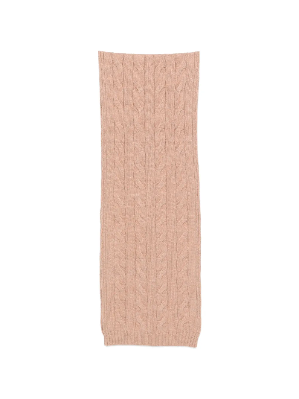 Loro Piana Napier cable-knit scarf - Rosa