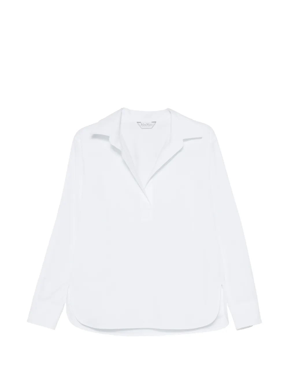 Max Mara stretch cotton shirt - optical white - Bianco