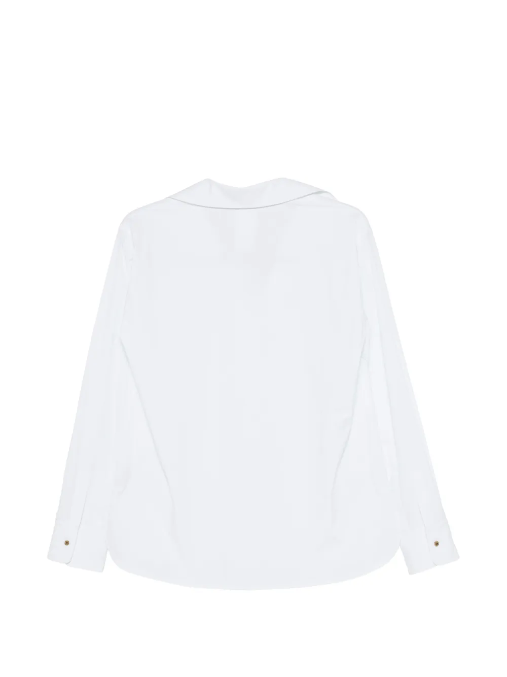 Max Mara Stretch katoenen blouse Wit