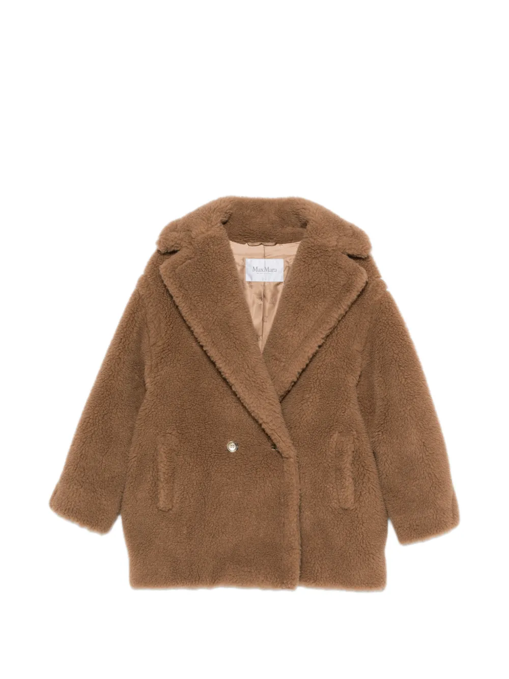 Max Mara short Teddy Bear Icon coat camel Bruin