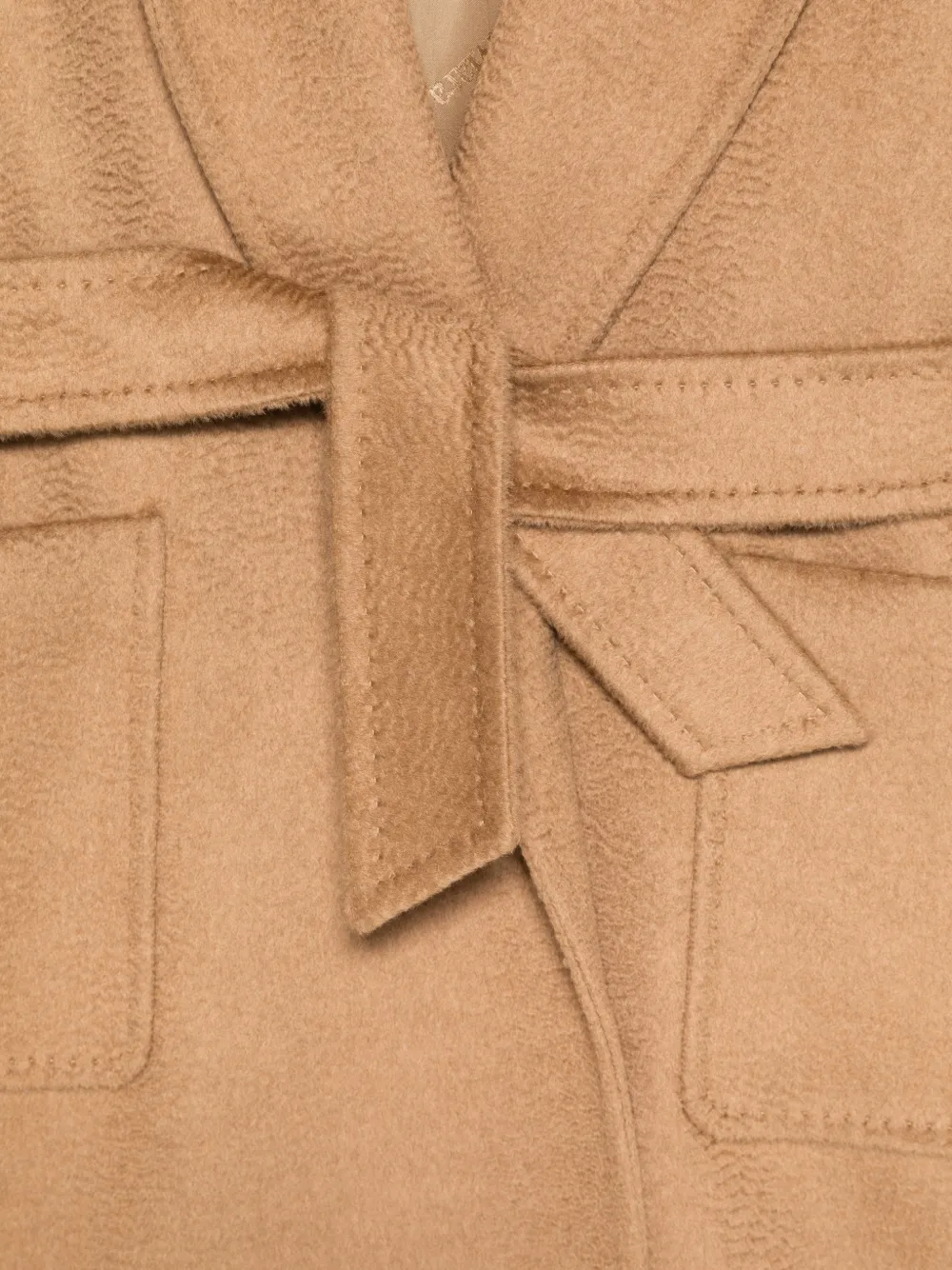 Max Mara Jas in kamerjasstijl van kameelhaar Beige