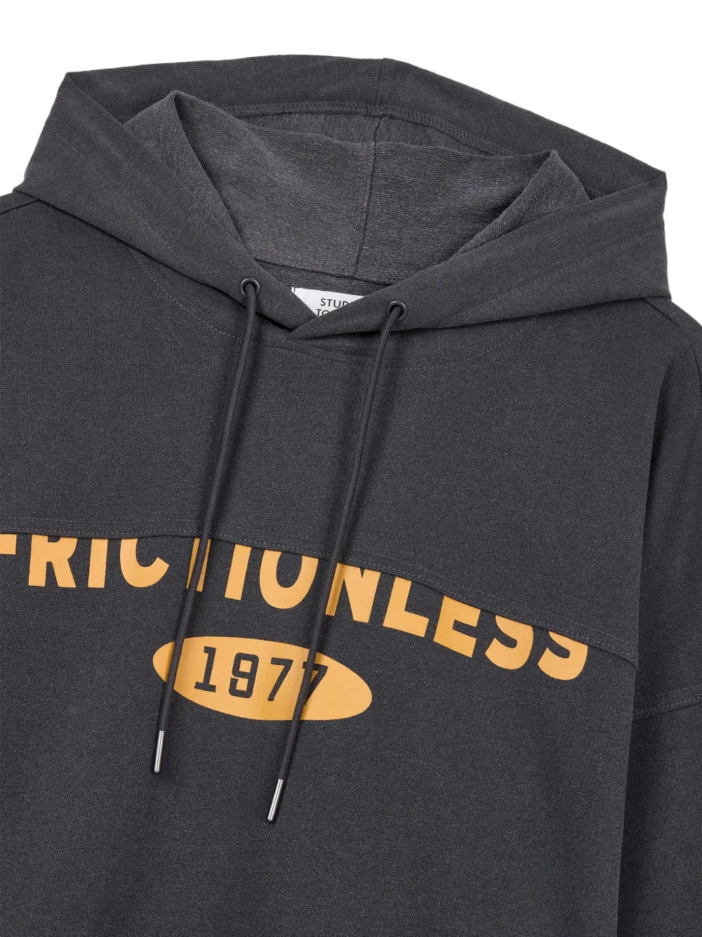 TOMBOY Cropped hoodie met geverfd effect Grijs