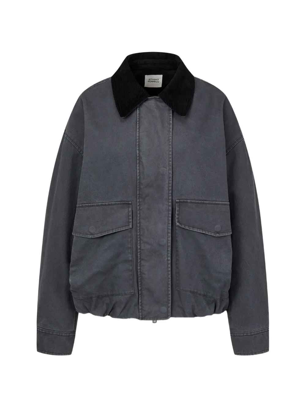 TOMBOY washed bomber jacket - Grigio
