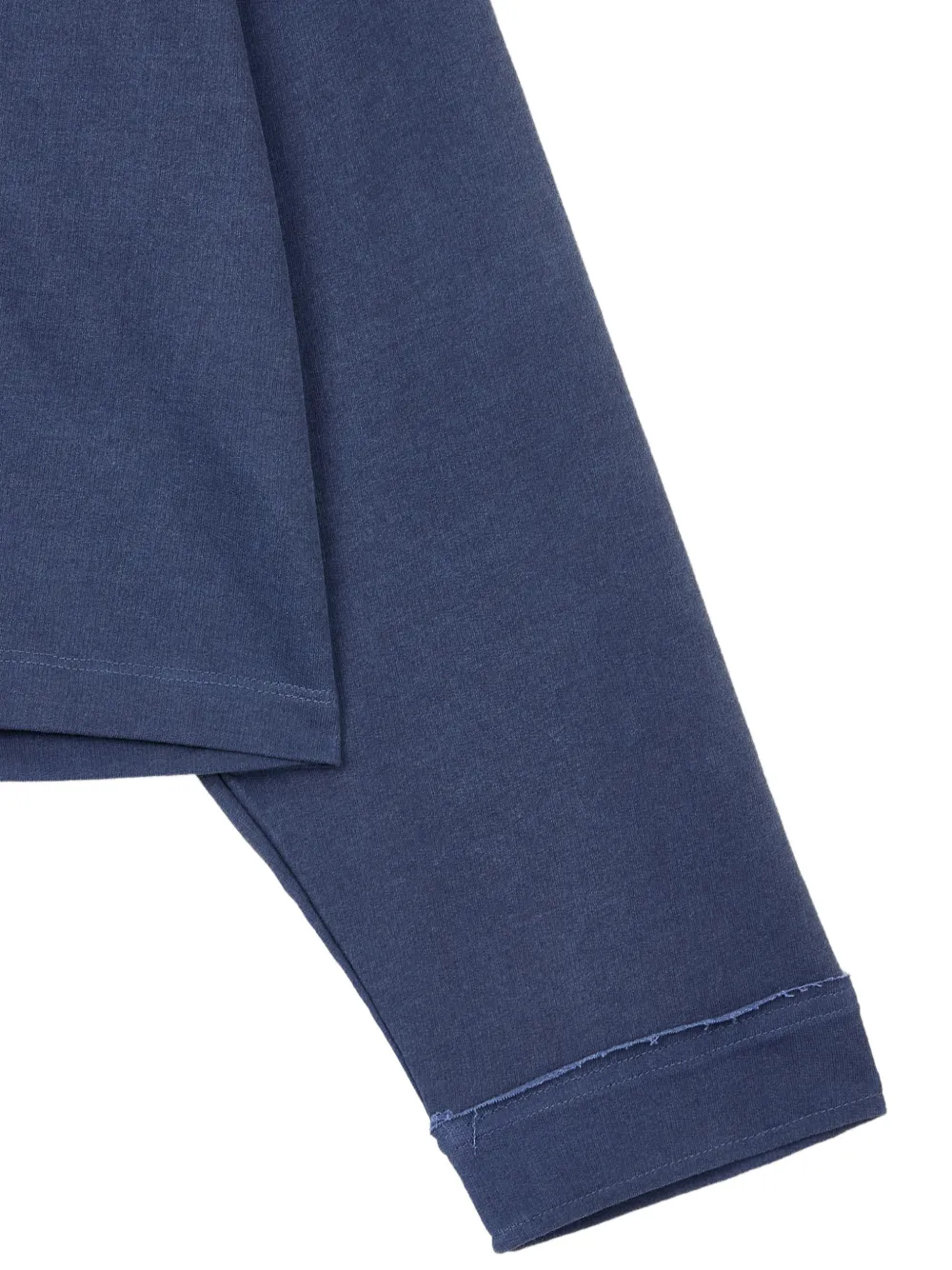 TOMBOY Cropped hoodie met geverfd effect Blauw