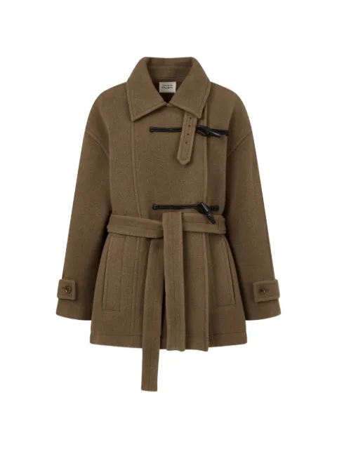 TOMBOY belted toggle-fastening coat