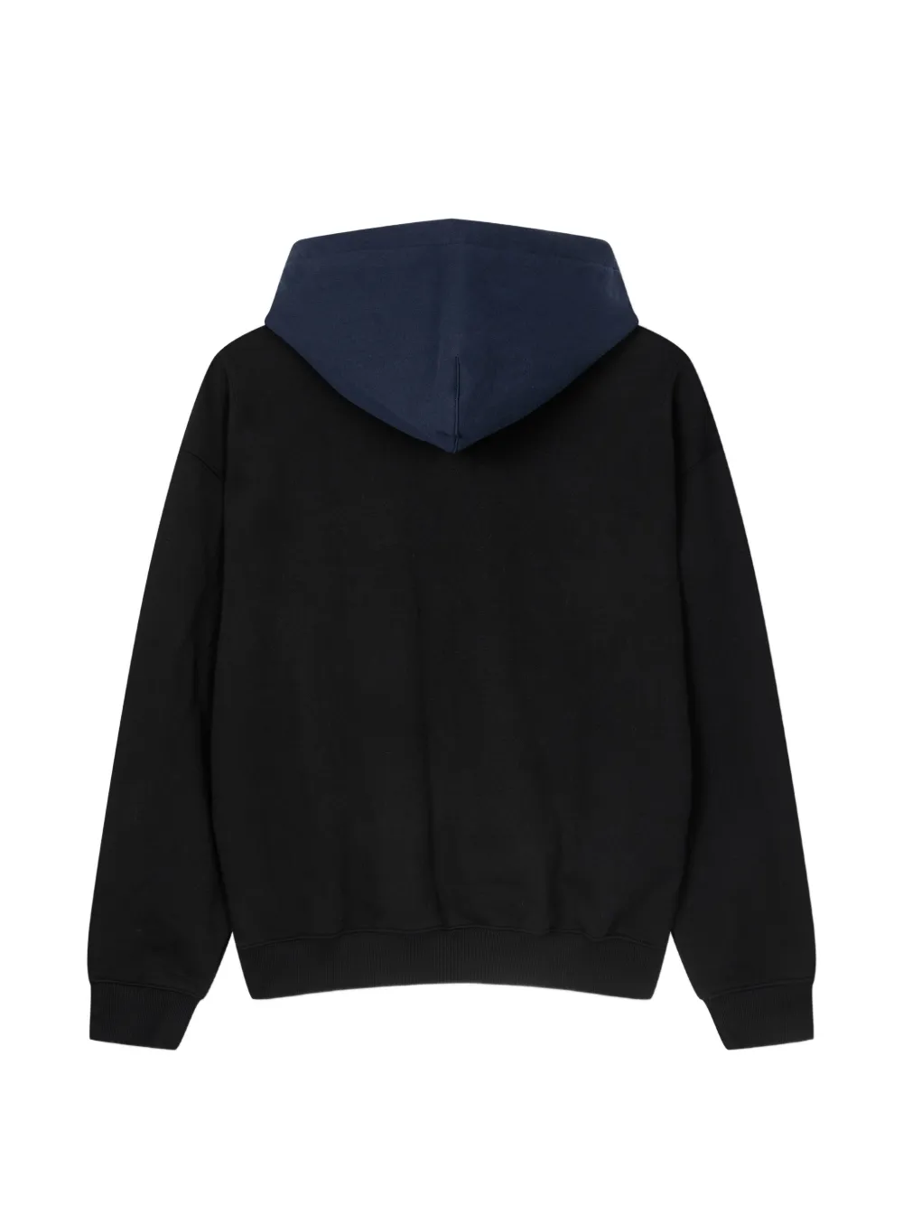 TOMBOY half-zip drawstring hoodie Zwart