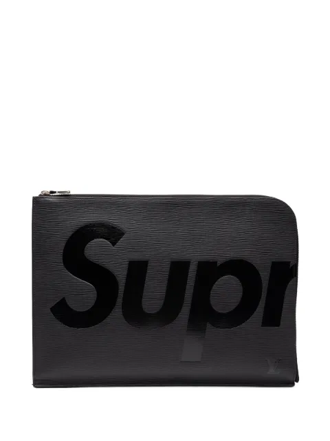 Louis Vuitton Pre-Owned 2017 Supreme Epi Pochette Jour GM clutch bag
