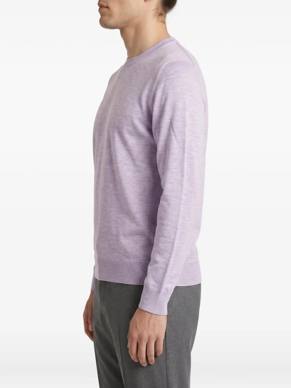 Brunello Cucinelli Trui met ronde hals Paars