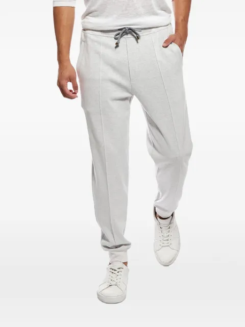 Brunello Cucinelli drawstring tapered-leg track pants