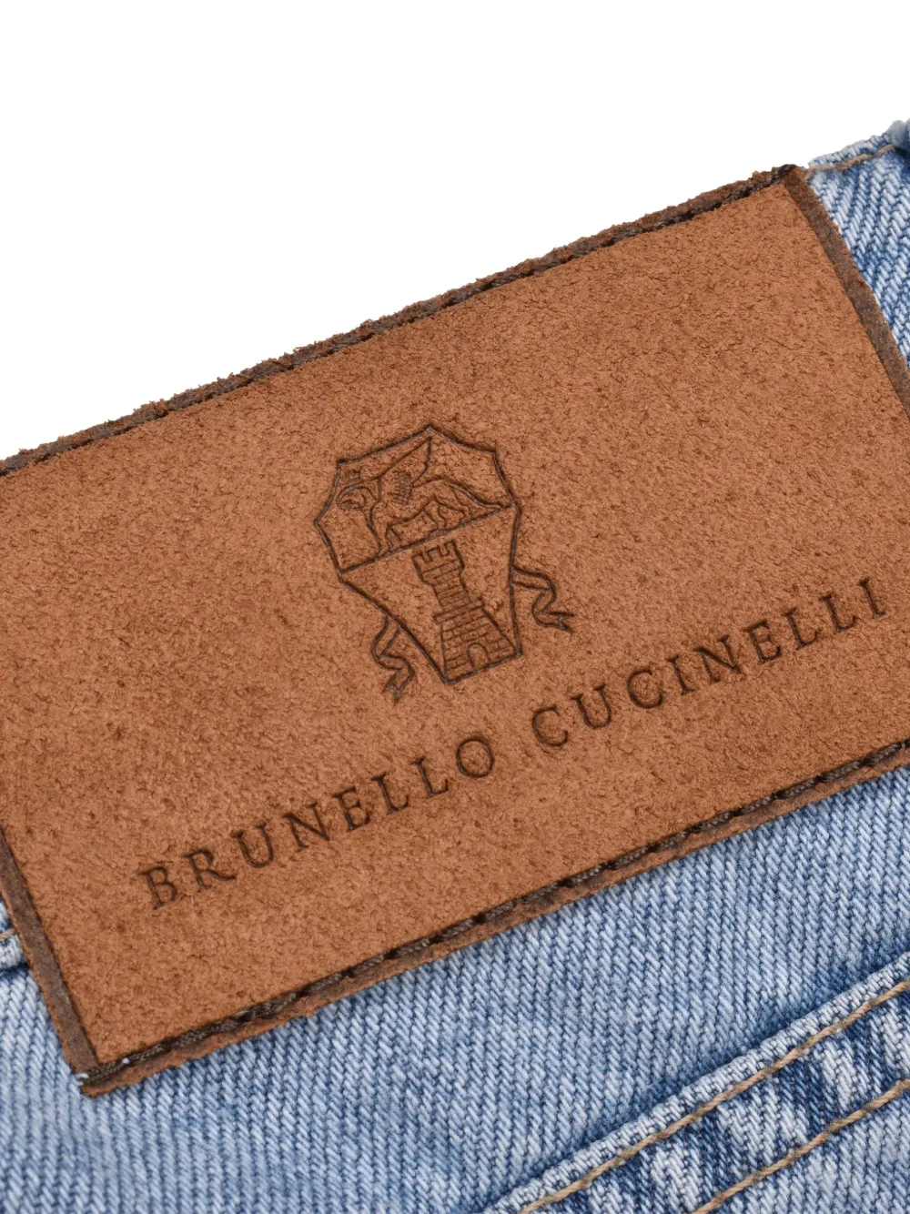 Brunello Cucinelli straight-leg jeans Blauw