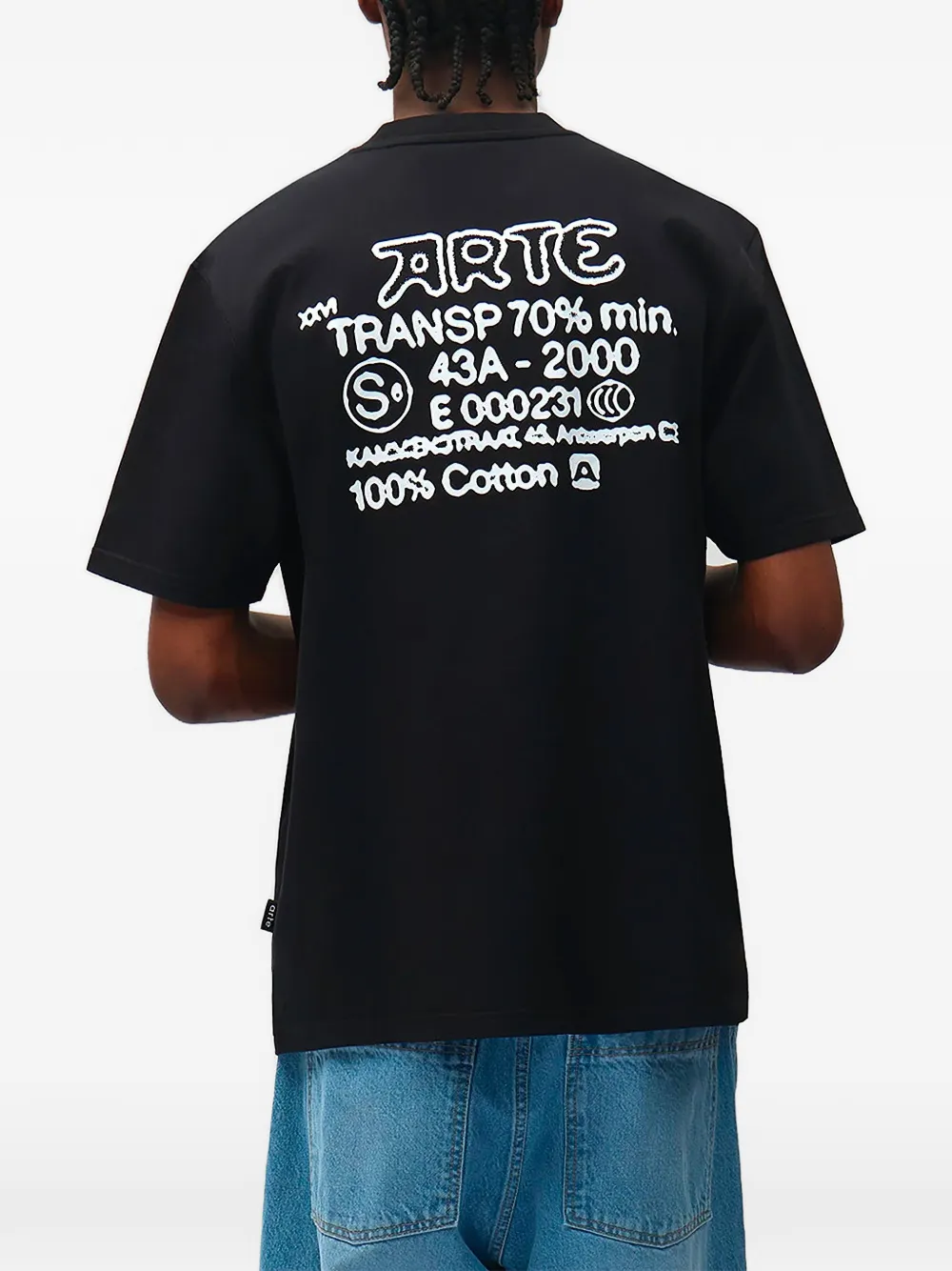 Arte Antwerp graphic-print T-shirt Zwart
