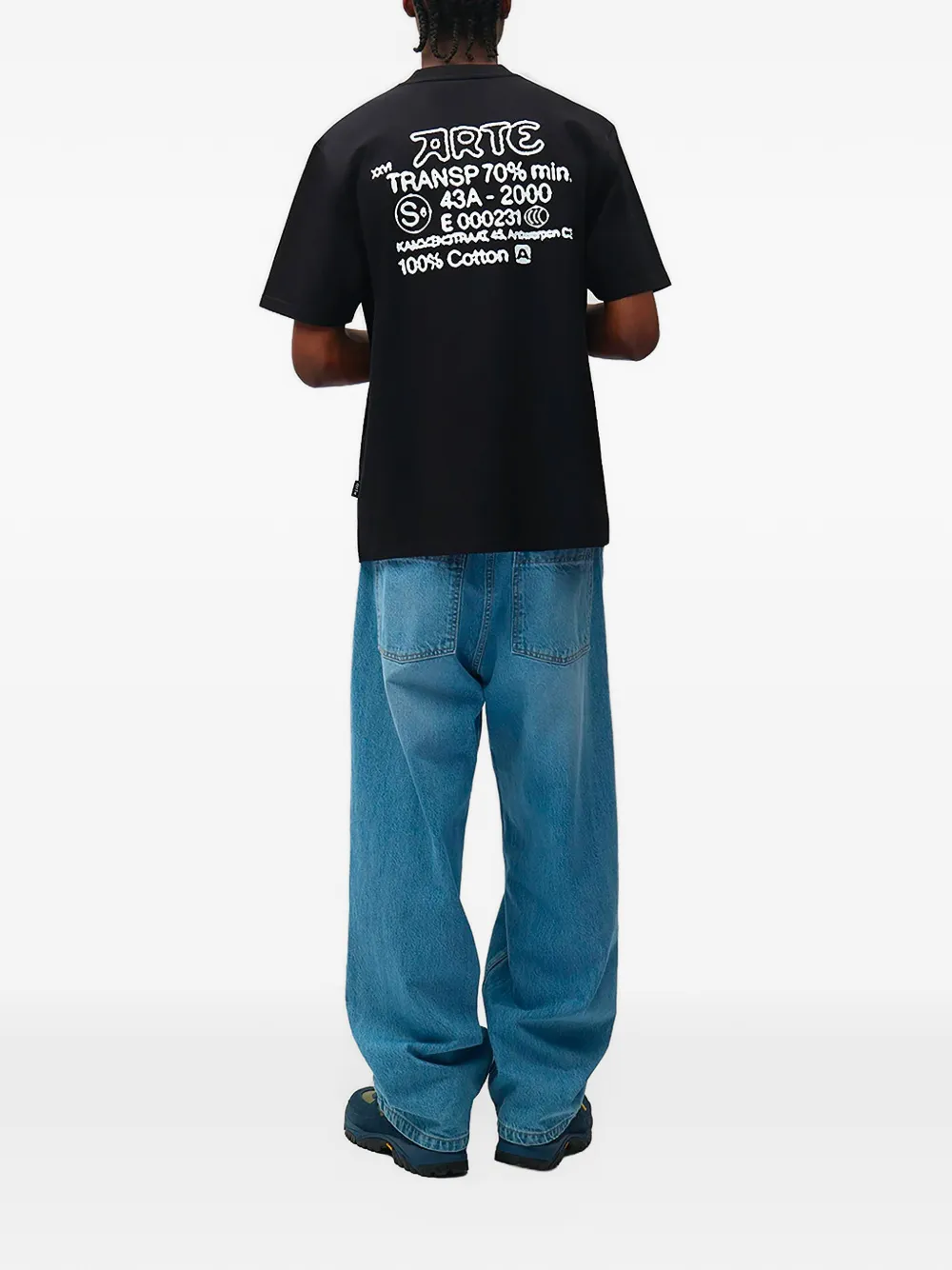 Arte Antwerp graphic-print T-shirt Zwart