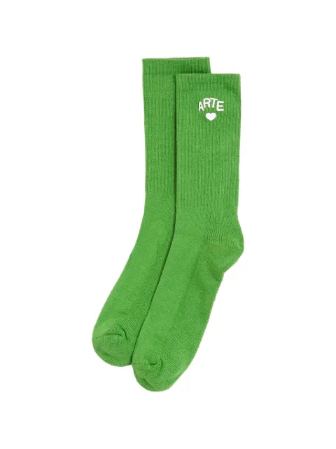 Arte Antwerp Cor Uniform logo-embroidered ribbed socks