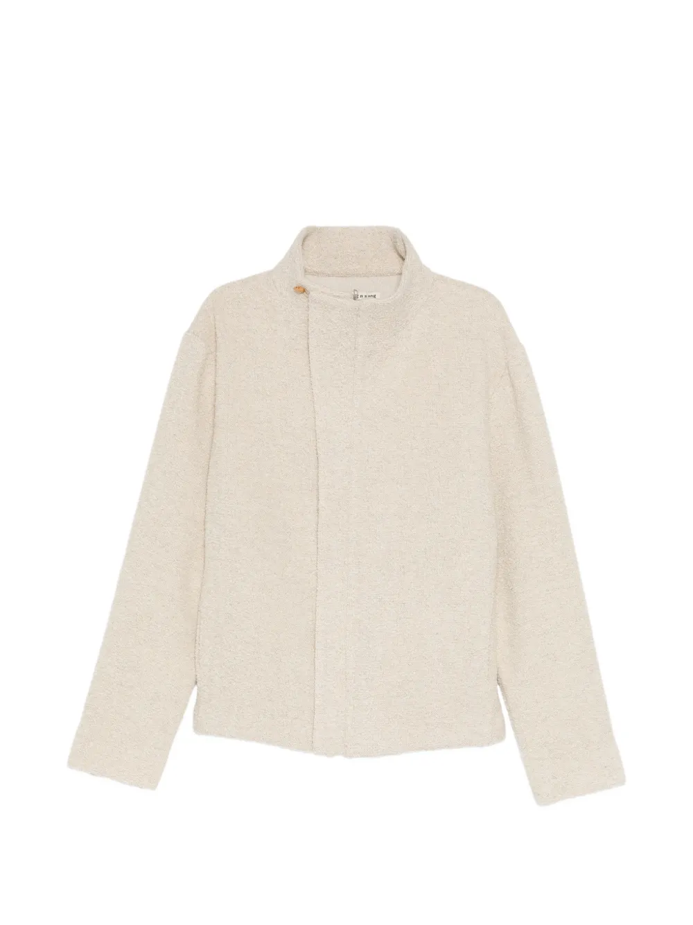 YOUNG N SANG zip-up boucle jacket