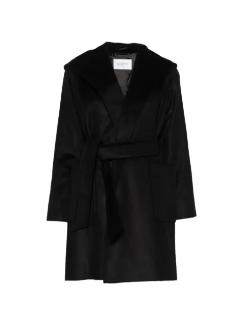 Max Mara camel robe coat - black