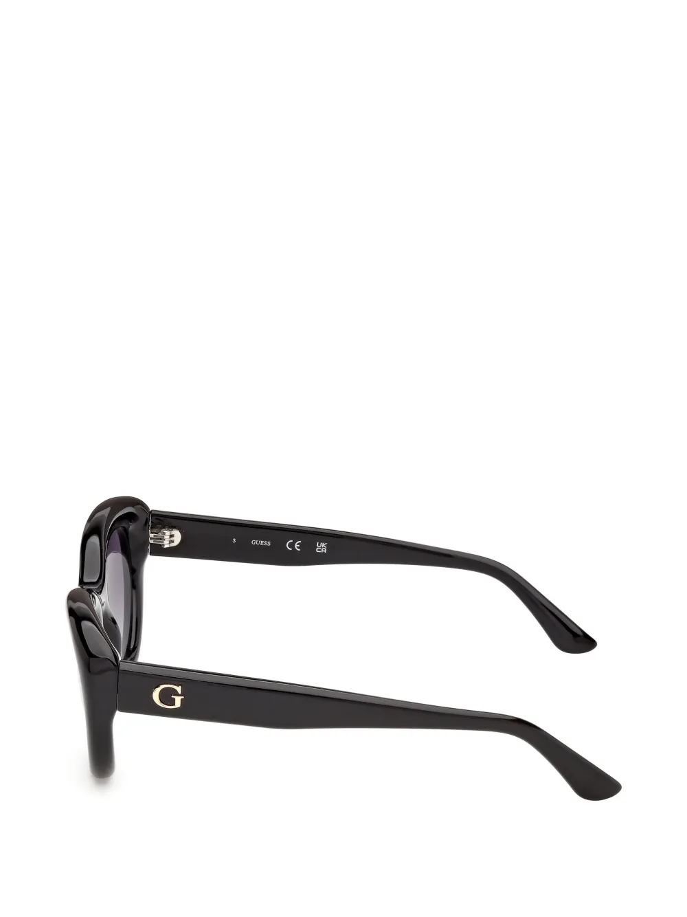 GUESS EYEWEAR Zonnebril met cat-eye montuur Zwart