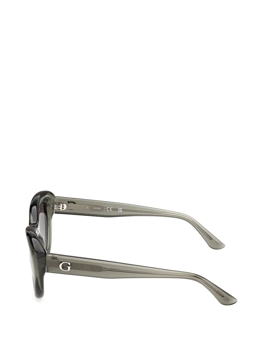 GUESS EYEWEAR Zonnebril met cat-eye montuur Grijs