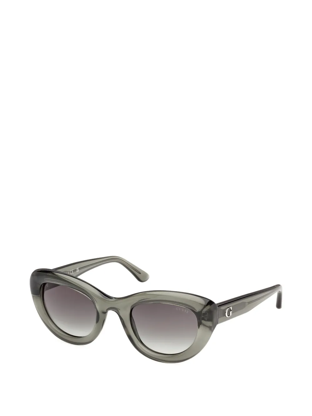 GUESS EYEWEAR Zonnebril met cat-eye montuur Grijs