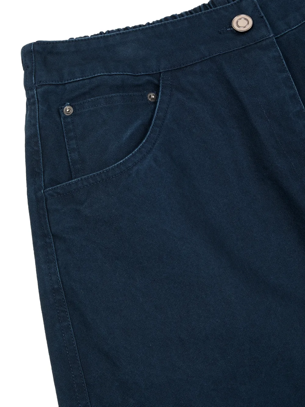 TOMBOY washed-effect baggy trousers Blauw