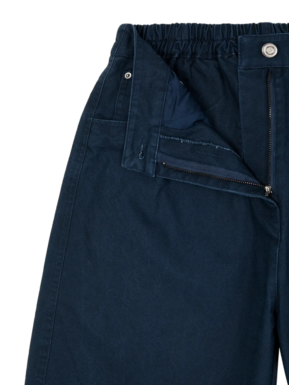 TOMBOY washed-effect baggy trousers Blauw
