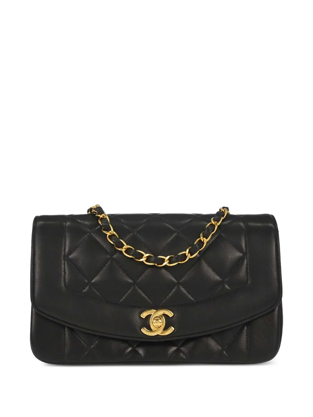 CHANEL Pre-Owned 1991-1994 small Diana shoulder bag - Nero