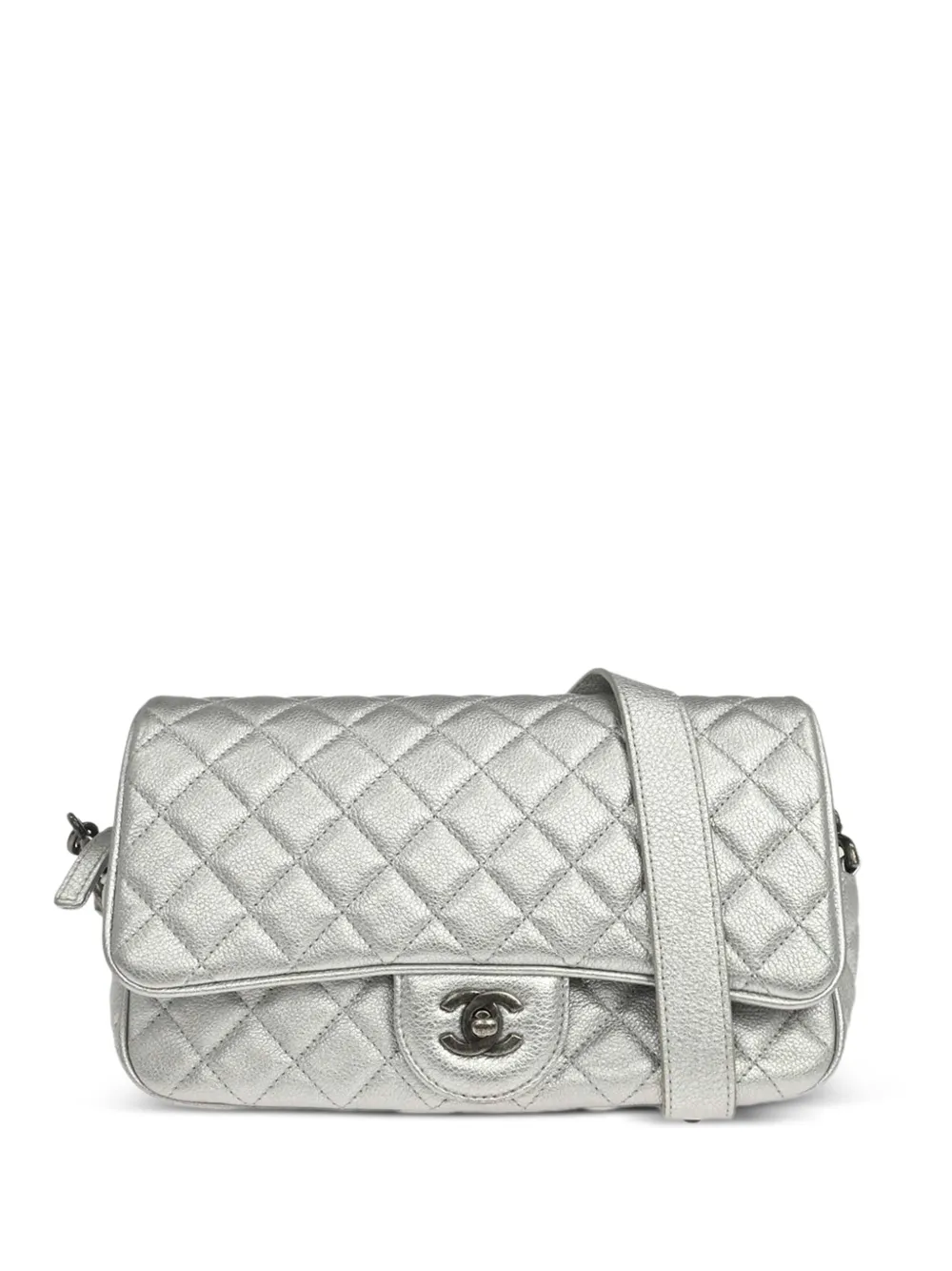 CHANEL Pre-Owned 2016-2017 Casual Rock shoulder bag - Argento