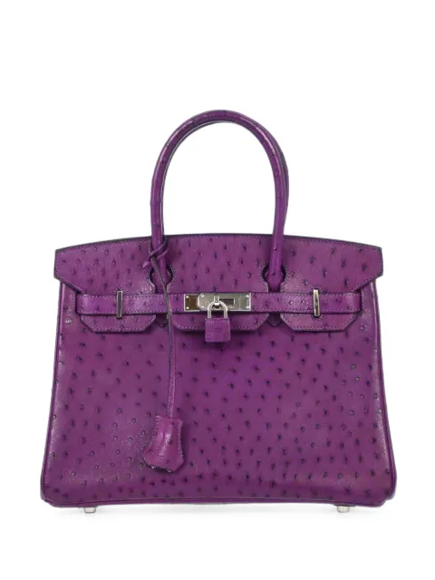Hermès Pre-Owned 2013 バーキン 30 オーストリッチ レザーハンドバッグ