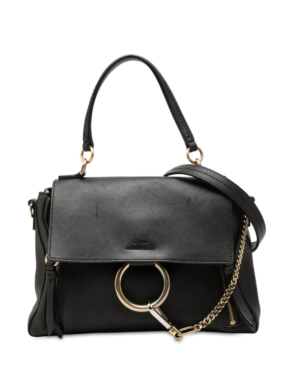 Chloé Pre-Owned 2018 kleine Faye Day Satchel-Tasche - Schwarz