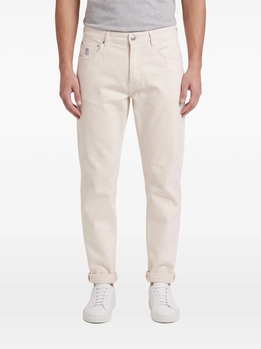 Brunello Cucinelli five-pocket lightweight jeans