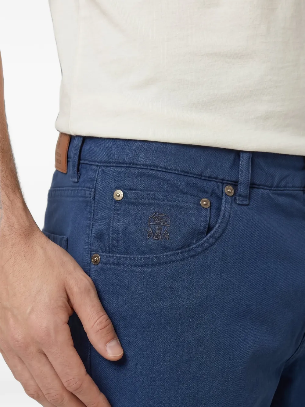 Brunello Cucinelli Straight jeans Blauw
