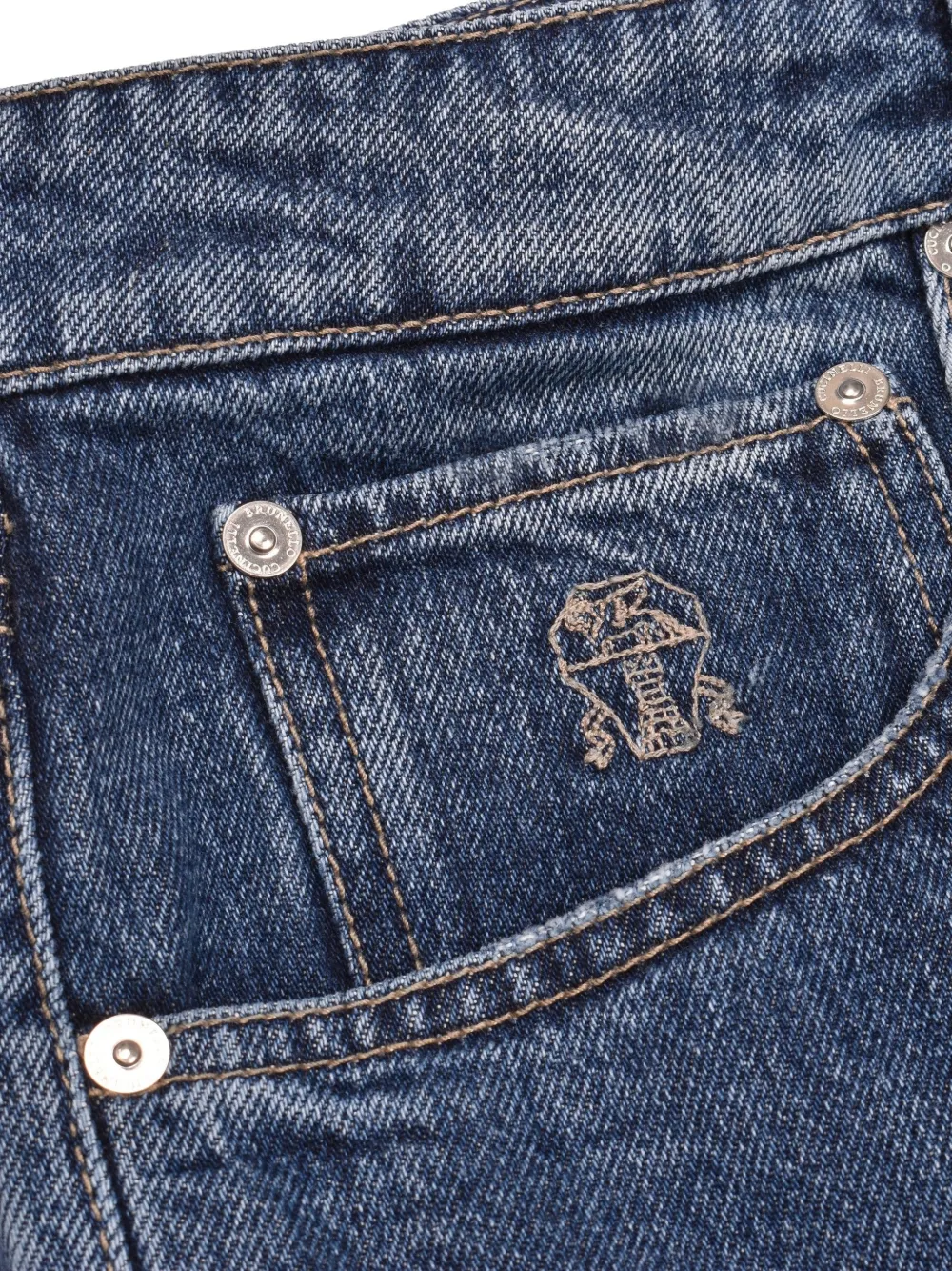 Brunello Cucinelli Straight jeans Blauw