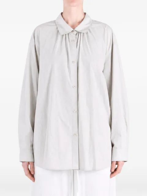 Amomento gathered long-sleeve shirt
