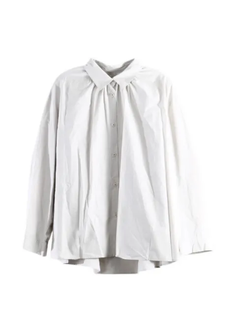 Amomento gathered long-sleeve shirt