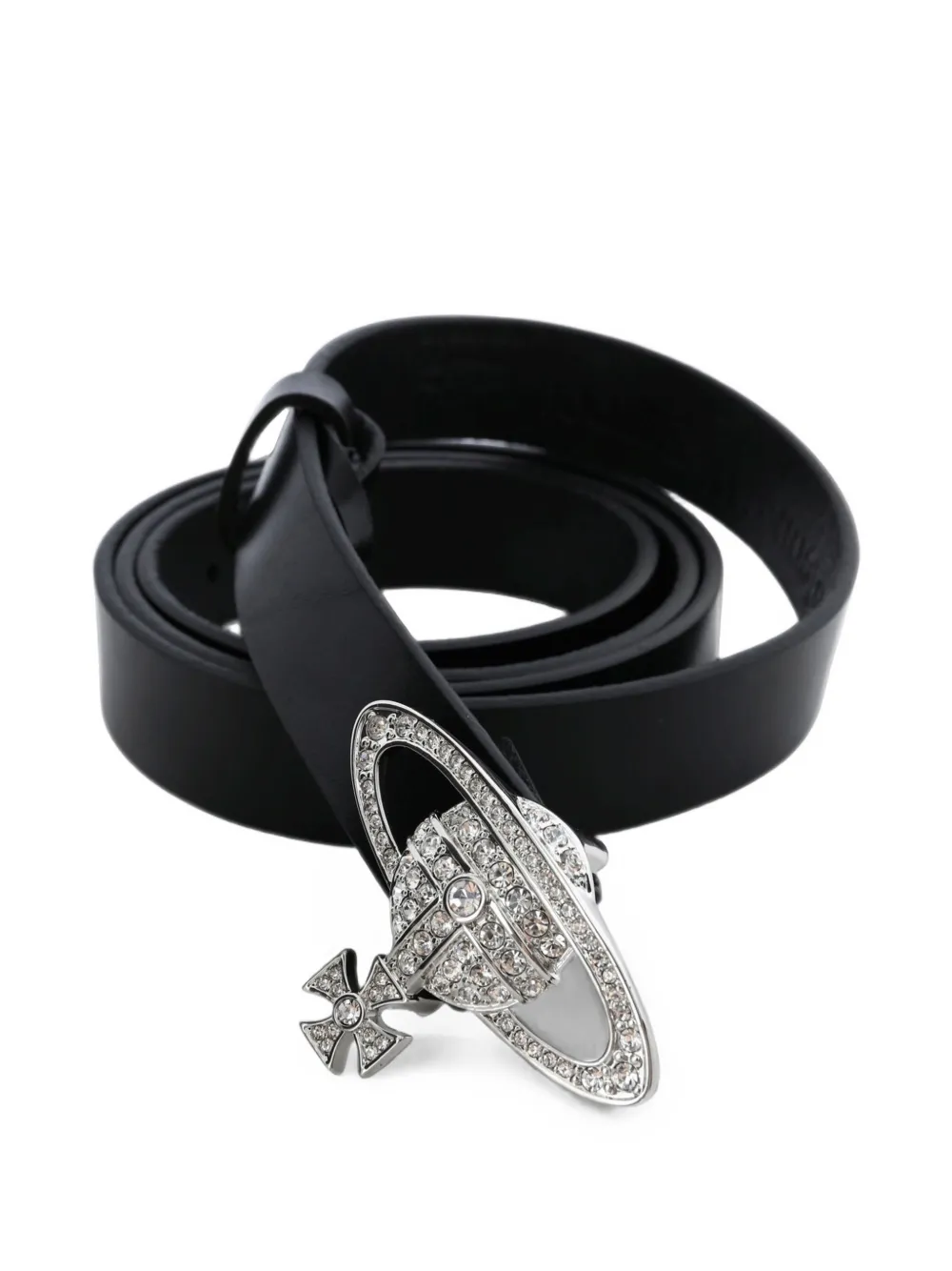 Vivienne Westwood Orb crystal-embellished belt Zwart