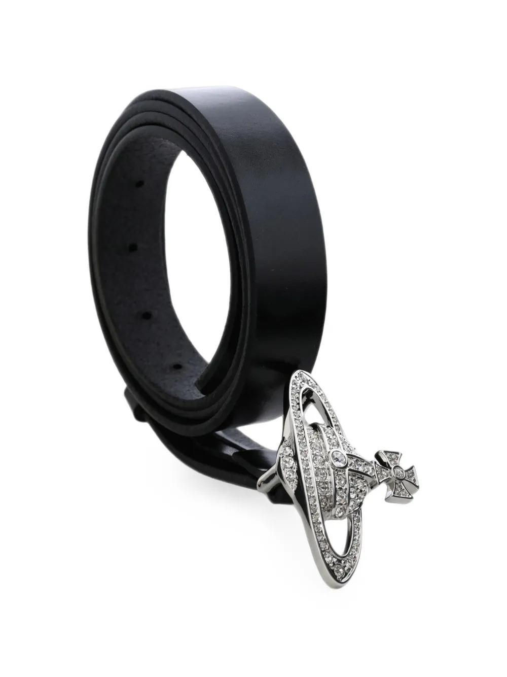 Vivienne Westwood Orb crystal-embellished belt Zwart
