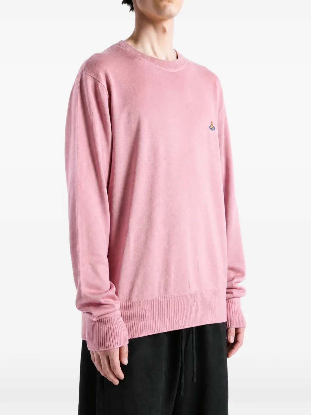 Vivienne Westwood Trui met geborduurd Orb-logo Roze
