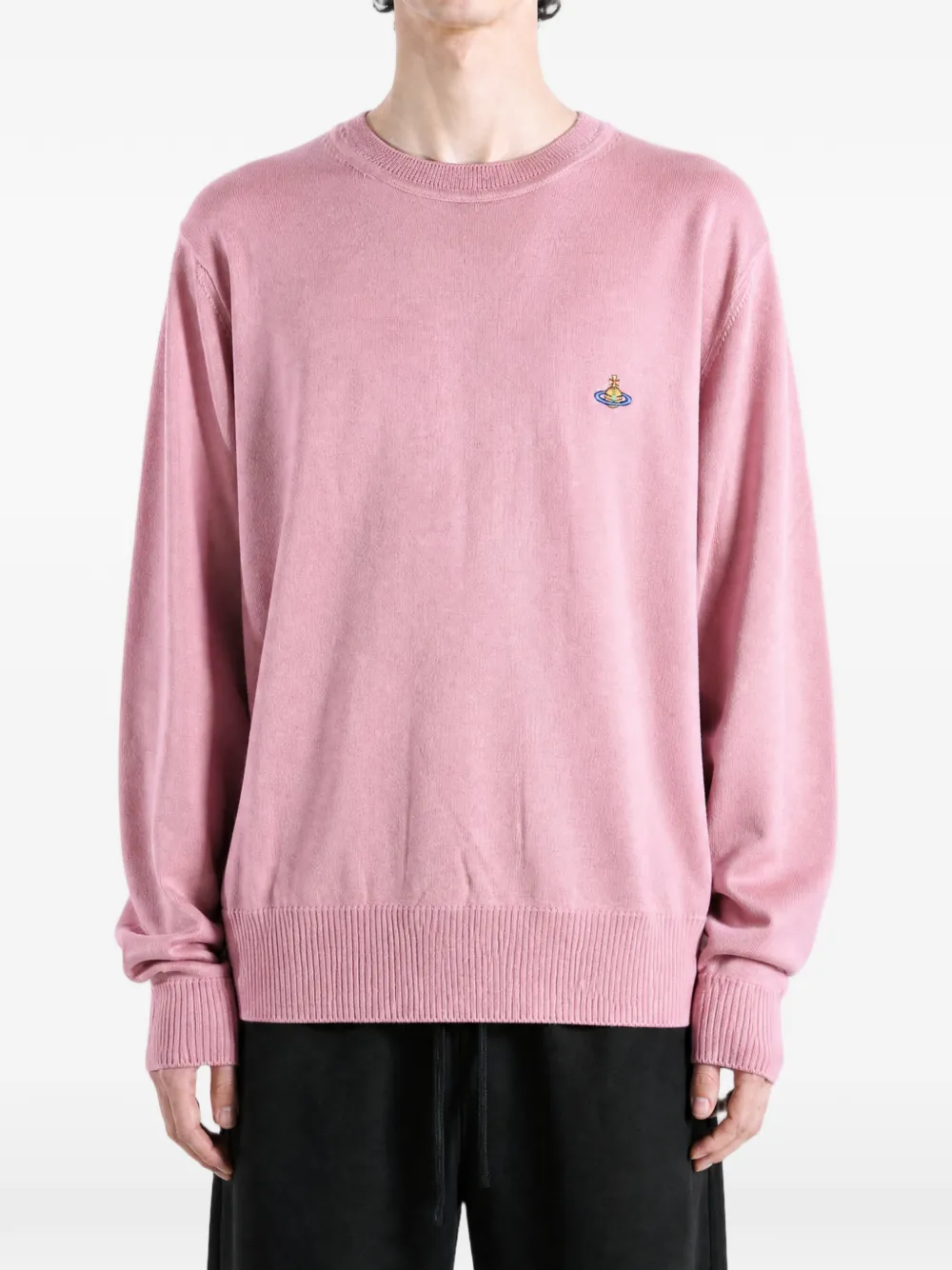 Vivienne Westwood Trui met geborduurd Orb-logo Roze