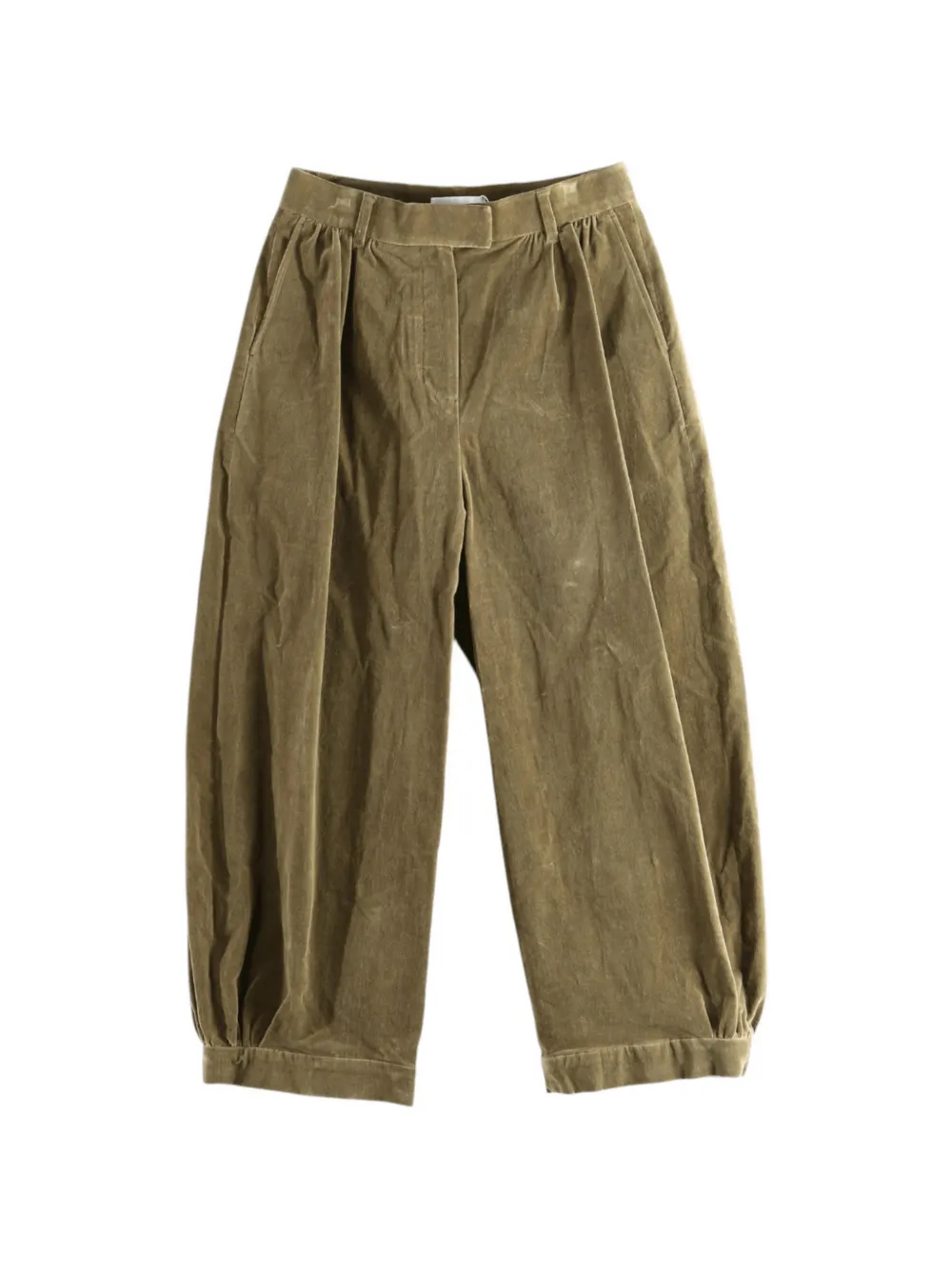 Amomento pleated corduroy trousers - Vert Amomento pleated corduroy trousers - Vert