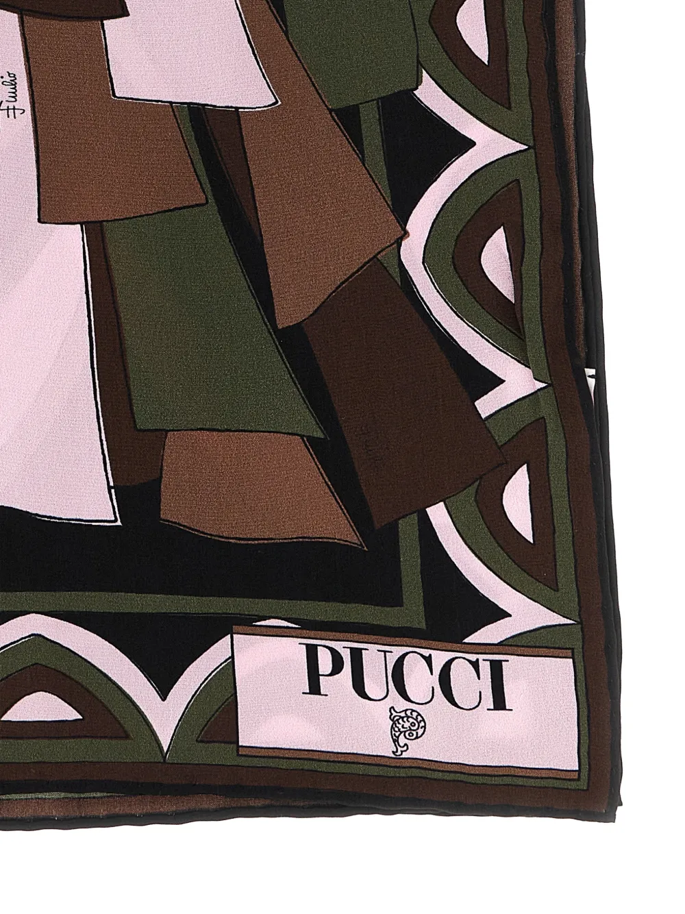 PUCCI Baiadera stola met print Zwart