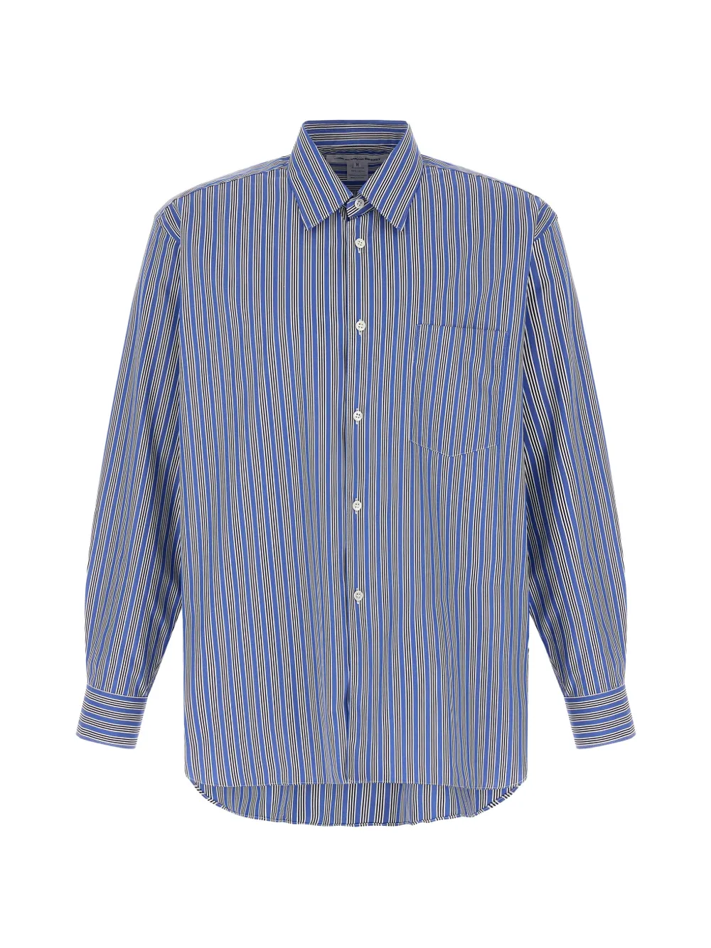 Comme Des Garçons Shirt striped cotton shirt