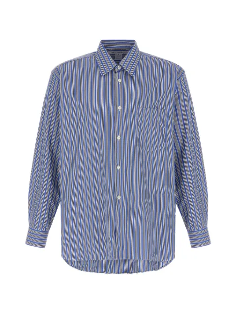 Comme Des Garçons Shirt camisa de algodón con rayas estampadas