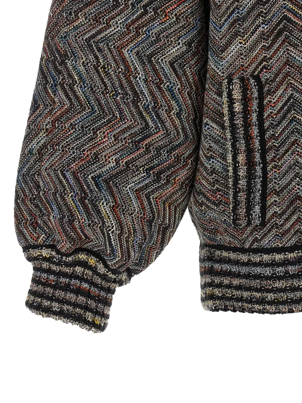 Missoni Bomberjack met chevron-patroon Grijs