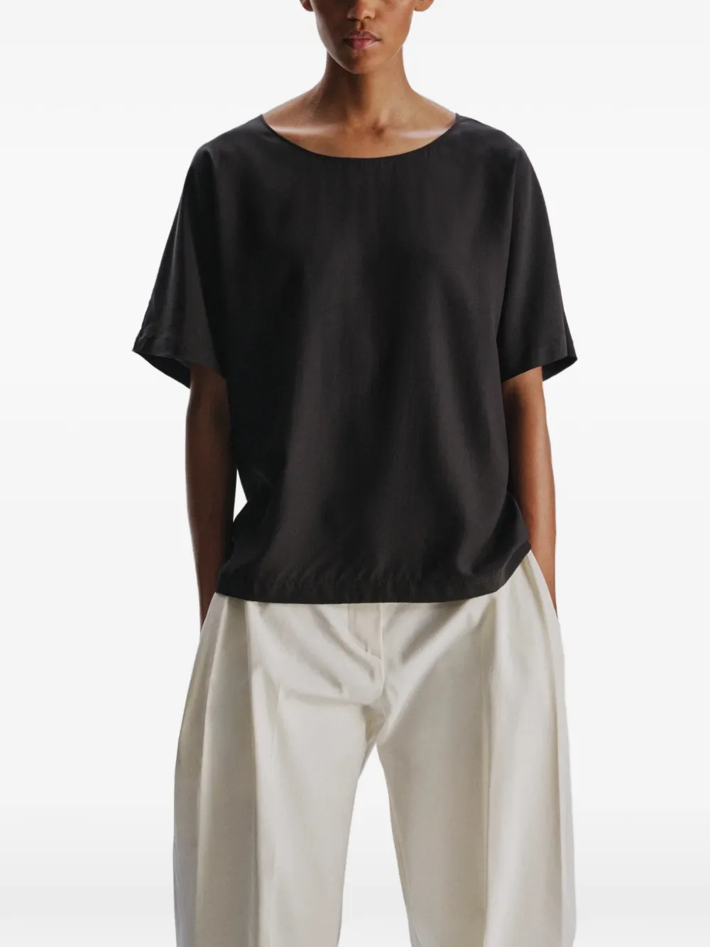 The Row Basso top Zwart