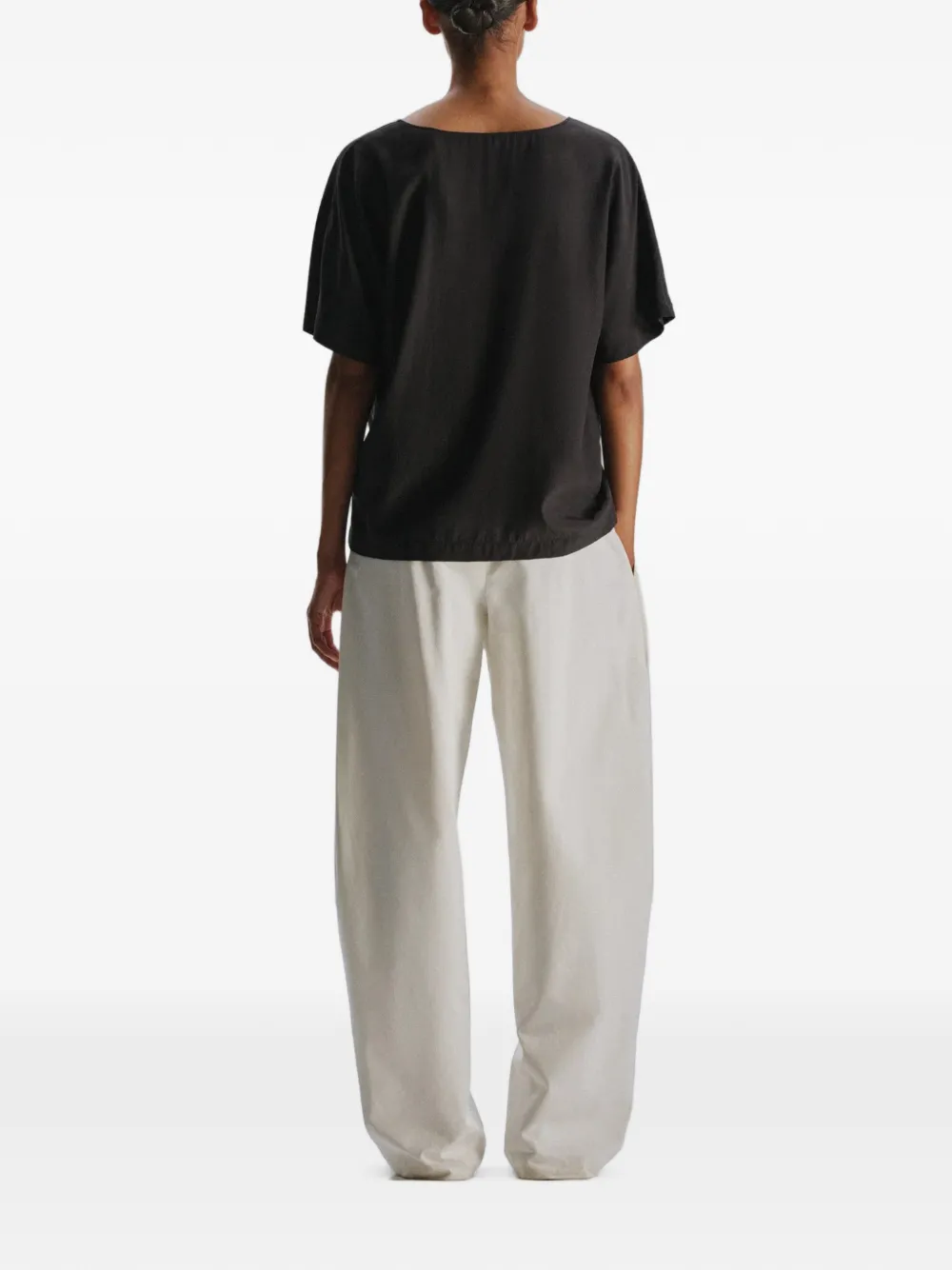 The Row Basso top Zwart