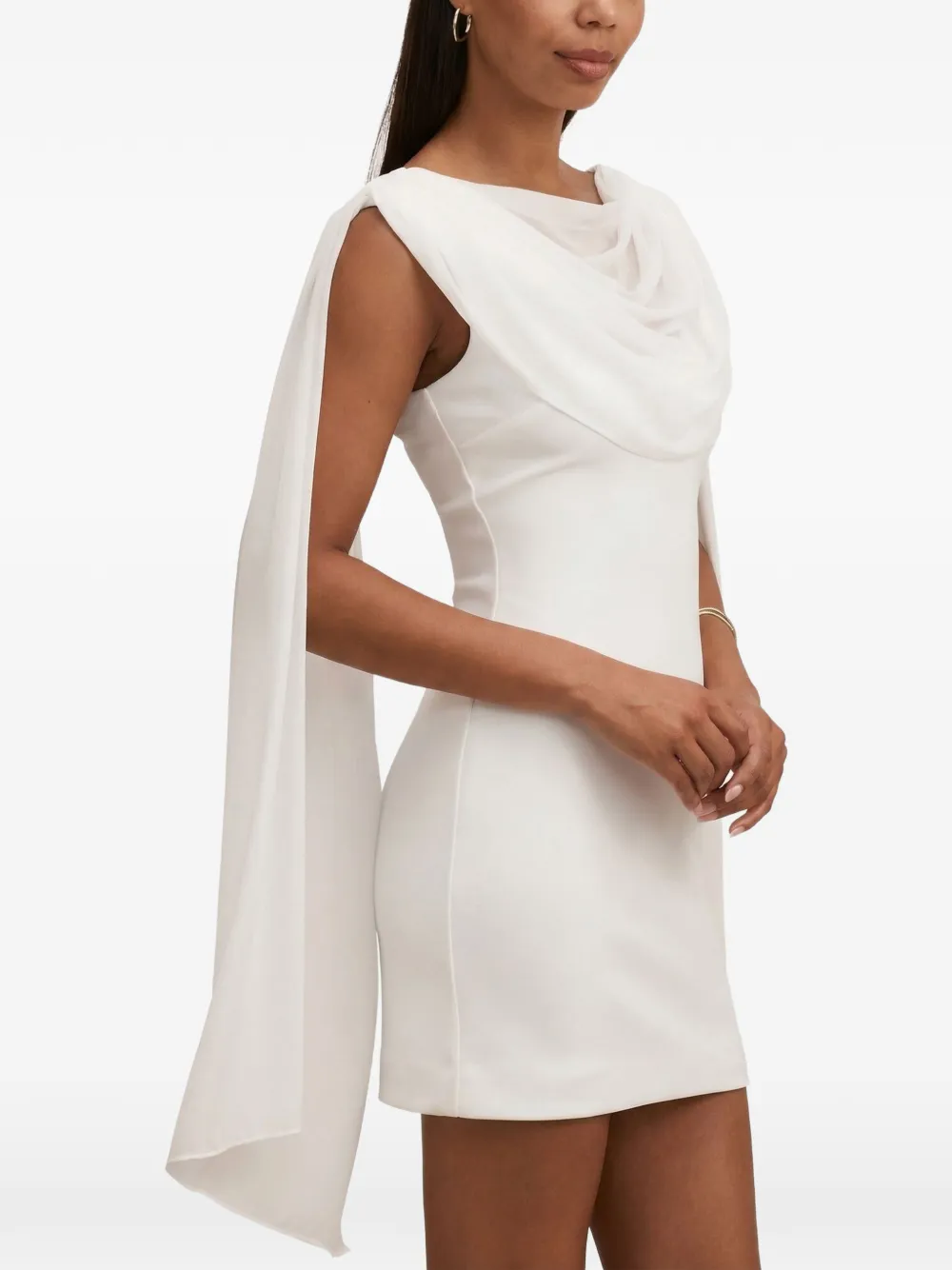 Ever New Bowie shawl-detail mini dress