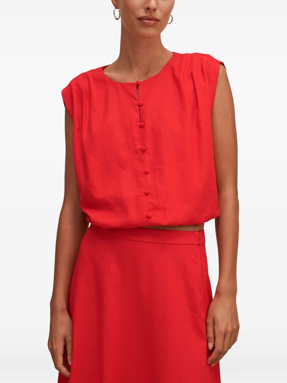 Ever New Naia bubble-hem top