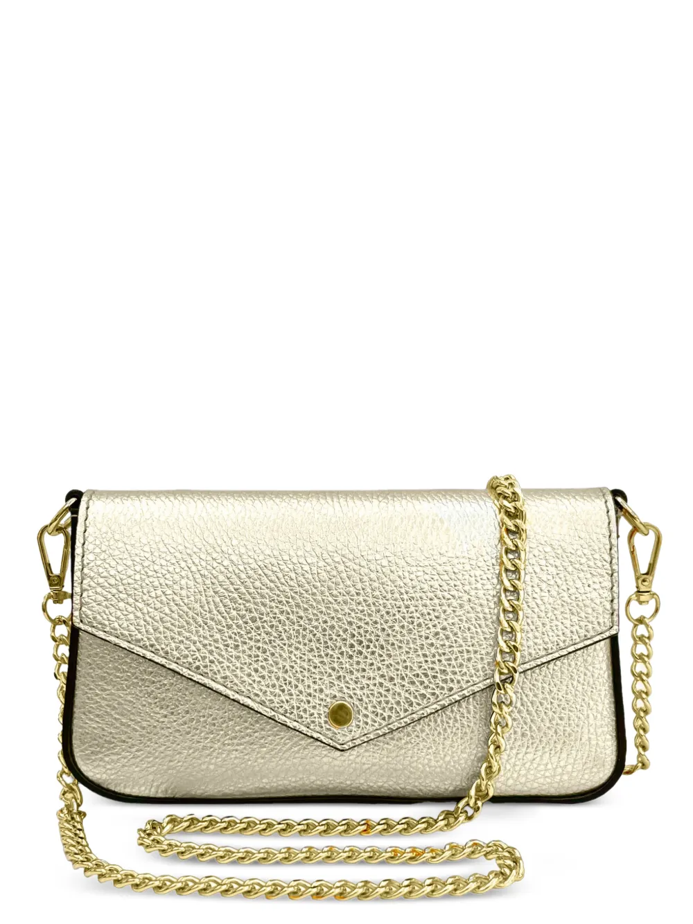Apatchy London Munro pebbled leather crossbody bag - Oro