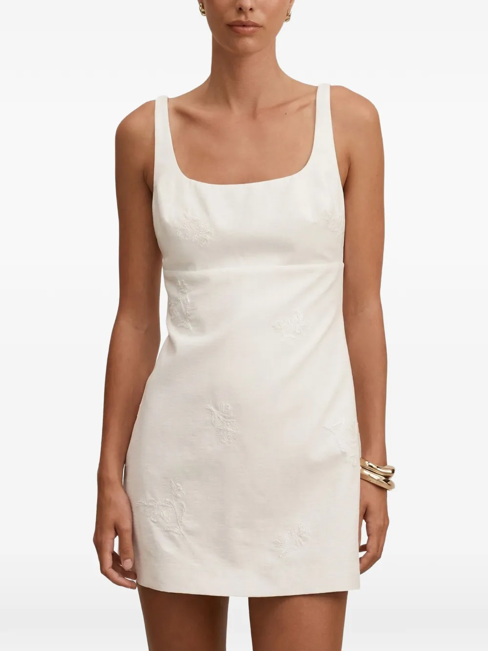 Ever New Evangeline floral-embroidered mini dress